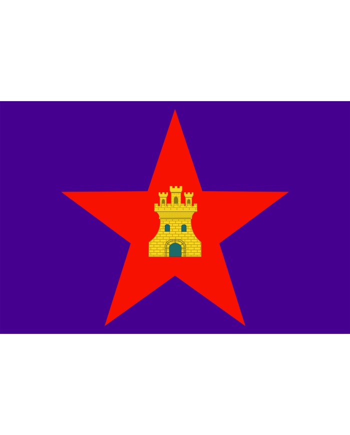 Bandera Pendón Estrellado de Castilla