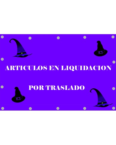 Pancarta liquidación por traslado Pancarta liquidación por traslado