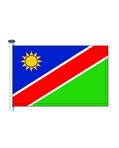 Bandera Namibia exterior