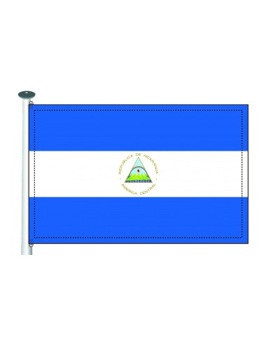 Bandera Nicaragua exterior Bandera Nicaragua exterior