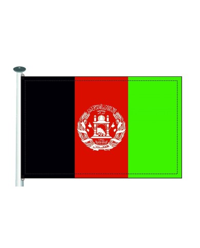 Bandera Afganistán exterior Bandera Afganistán exterior