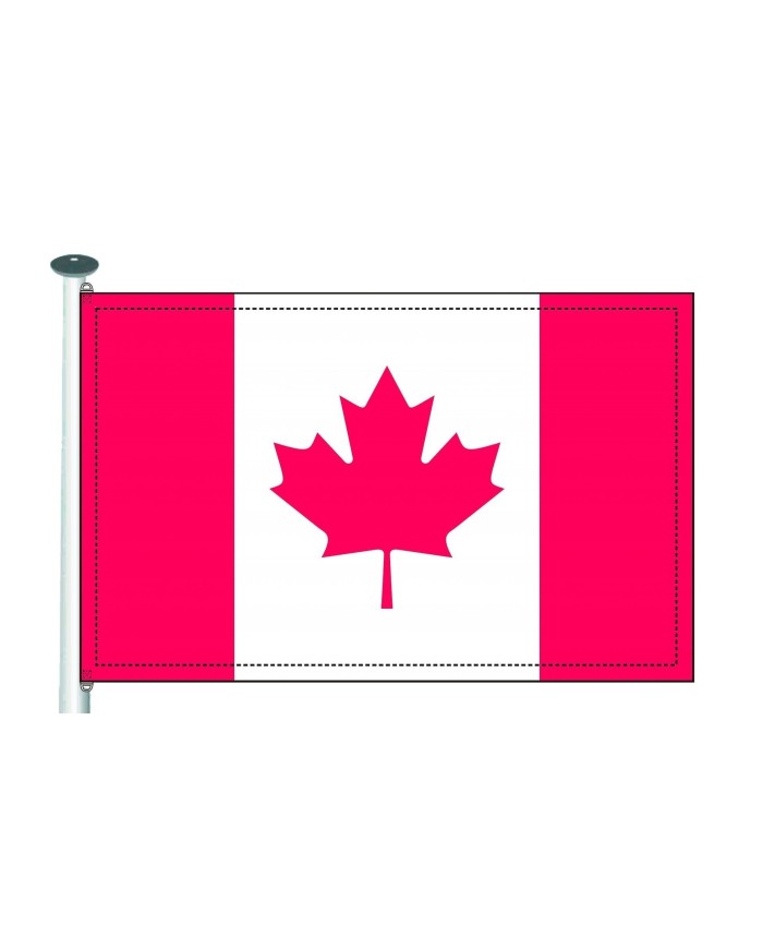 Bandera Canadá exterior