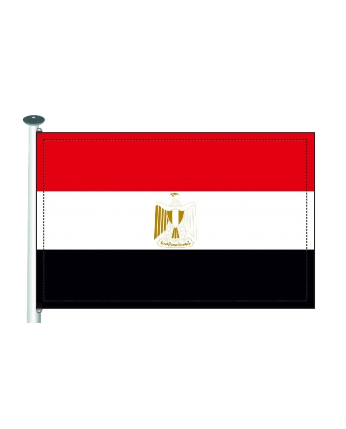 Bandera Egípto exterior