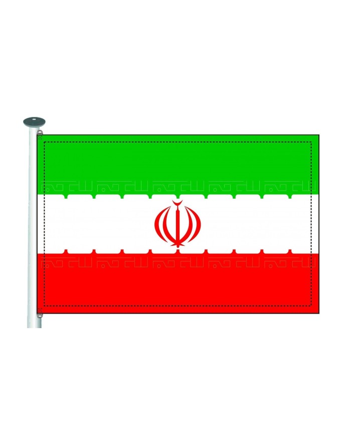 Bandera Irán exterior Bandera Irán exterior