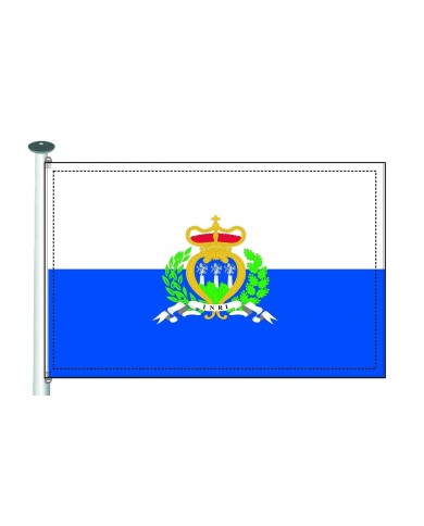 Bandera San Marino exterior