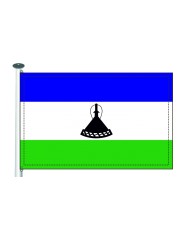 Bandera Lesotho exterior Bandera Lesotho exterior