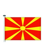 Bandera Macedonia exterior Bandera Macedonia exterior