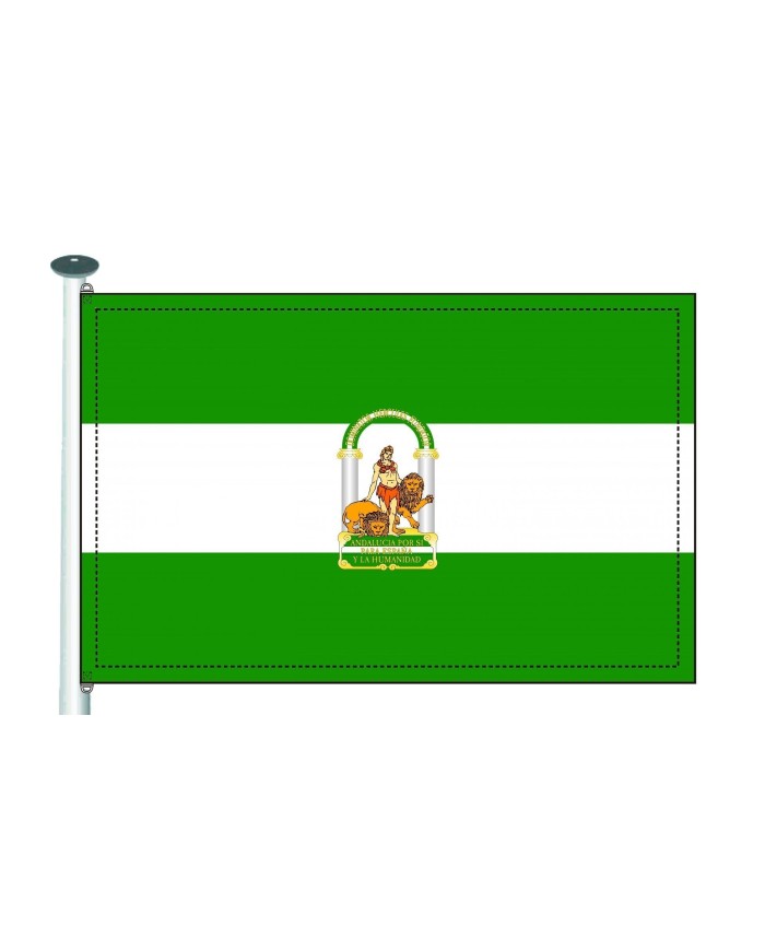 Comprar Bandera de Andalucía sin escudo 