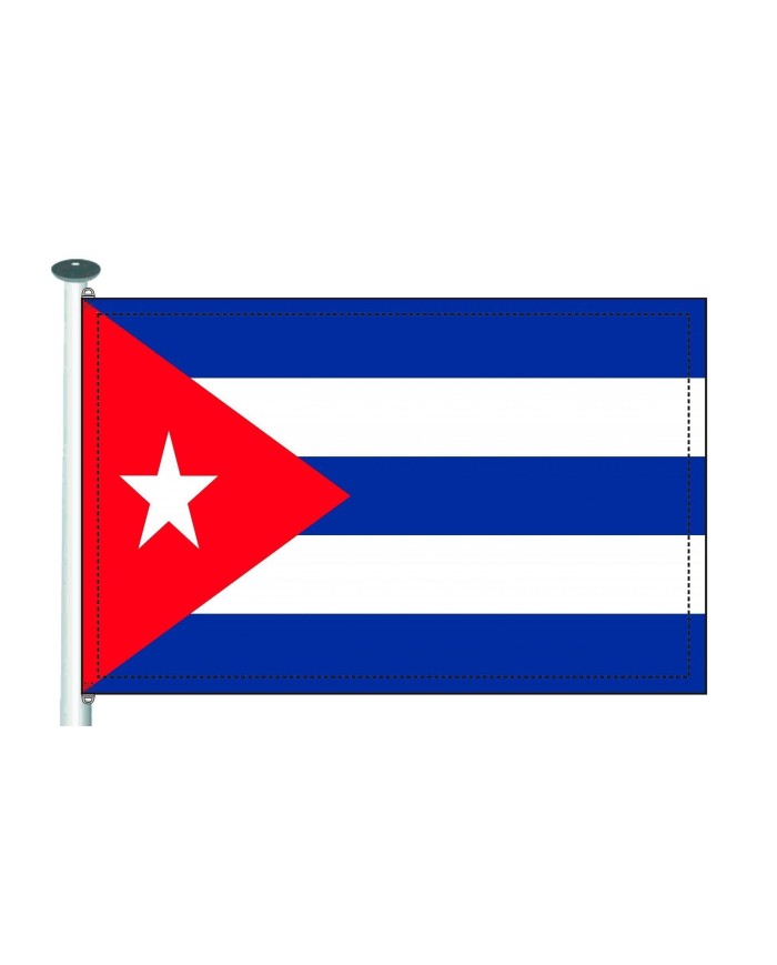 Bandera Cuba exterior Bandera Cuba exterior