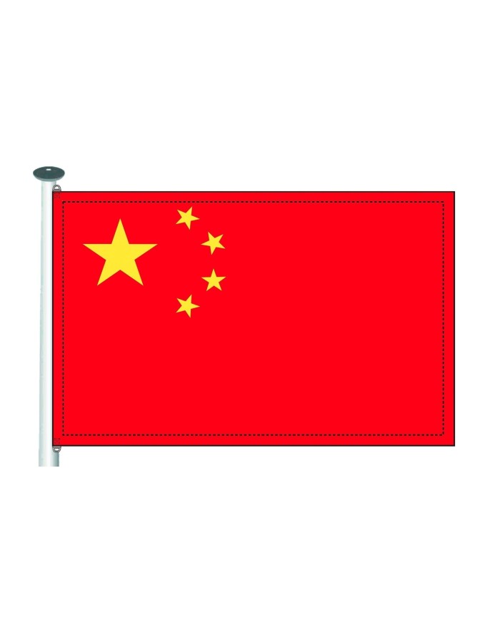 Bandera China exterior