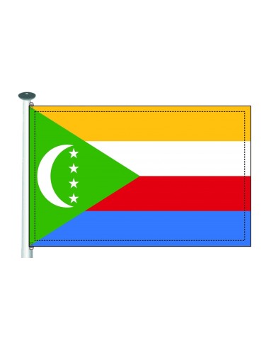 Bandera Comores exterior Bandera Comores exterior