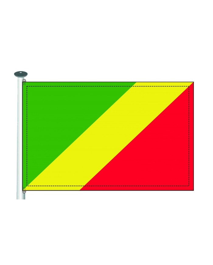 Bandera Congo exterior Bandera Congo exterior