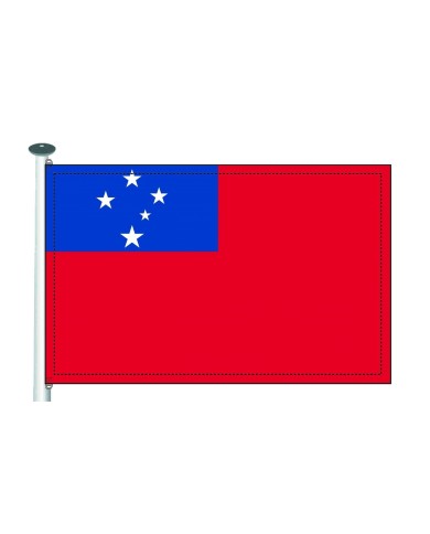 Bandera Samoa occidental exterior Bandera Samoa occidental exterior