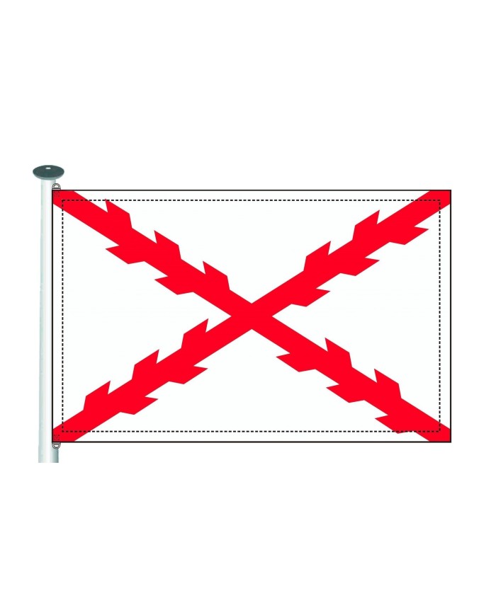 Bandera Cruz de Borgoña Bandera Cruz de Borgoña