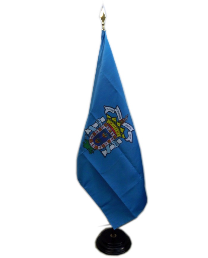 Bandera Melilla raso interior Bandera Melilla raso interior
