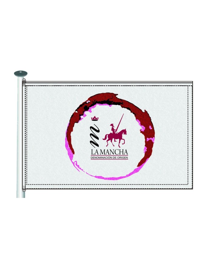 Bandera Denominación de Origen La Mancha