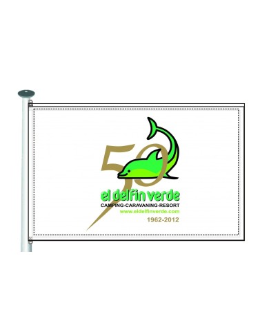 Bandera El Delfín Verde Bandera El Delfín Verde
