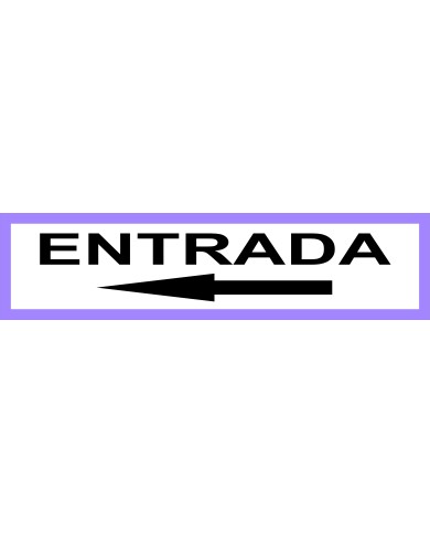 Pancarta Entrada 200x50 cm. pvc Pancarta Entrada 200x50 cm. pvc