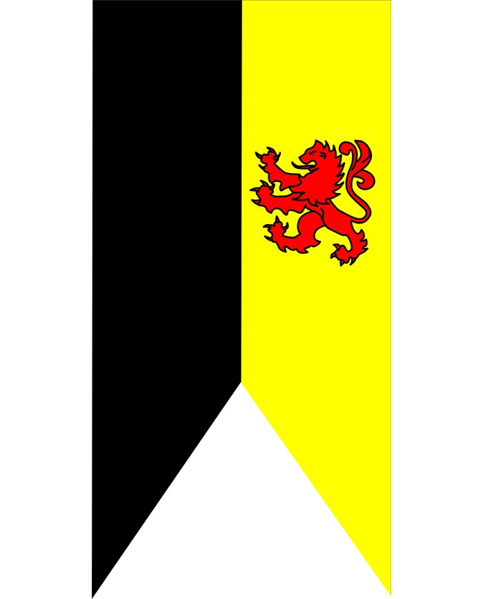 Bandera medieval modelo 4