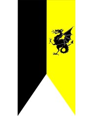 Bandera medieval modelo 5