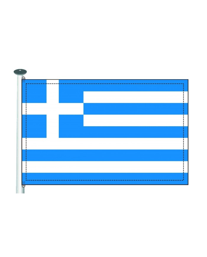 Bandera Grecia 10 x 15 cms.