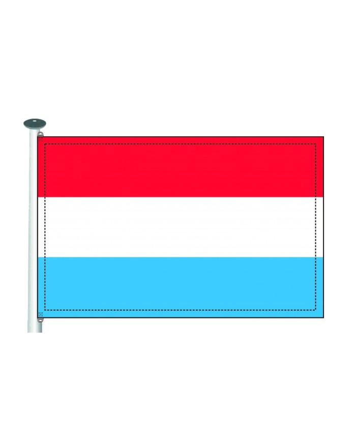 Bandera Luxemburgo 10 x 15 cms. Bandera Luxemburgo 10 x 15 cms.