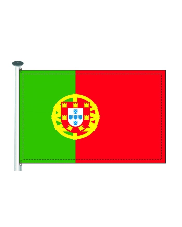 Bandera Portugal 10 x 15 cms.