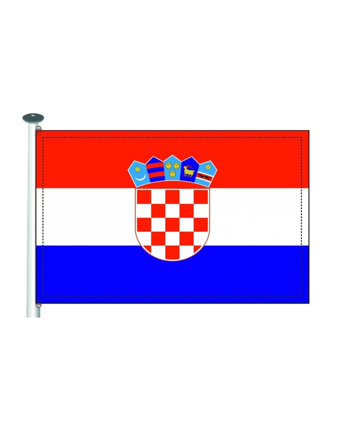 Bandera Croacia 10 x 15 cm. Bandera Croacia 10 x 15 cm.
