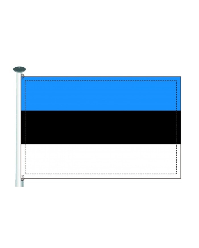 Bandera Estonia 10 x 15 cm.