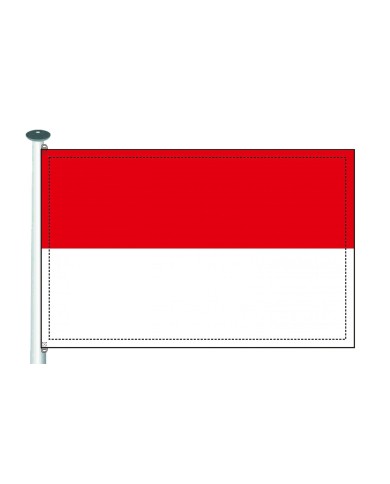 Bandera Monaco 10 x 15 cm.
