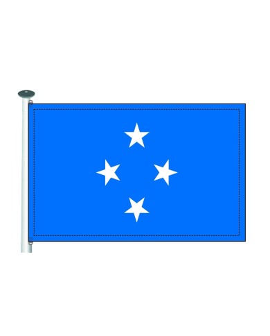 Bandera Micronesia 10 x15 cm. Bandera Micronesia 10 x15 cm.