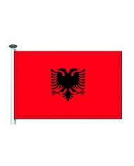 Bandera Albania 10 x 15 cm. Bandera Albania 10 x 15 cm.