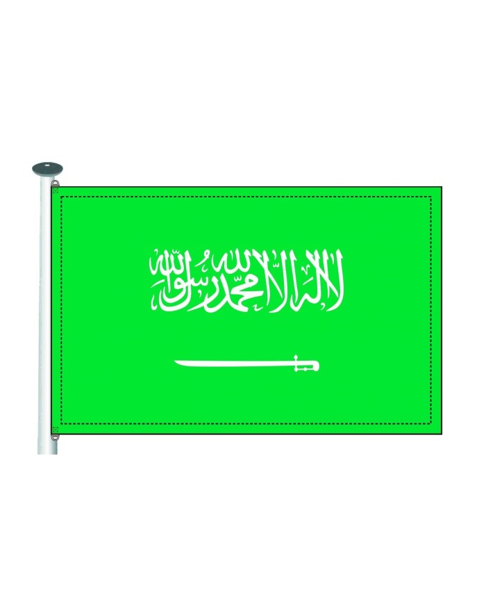 Bandera Arabia Saudi 10 x 15 cm. Bandera Arabia Saudi 10 x 15 cm.