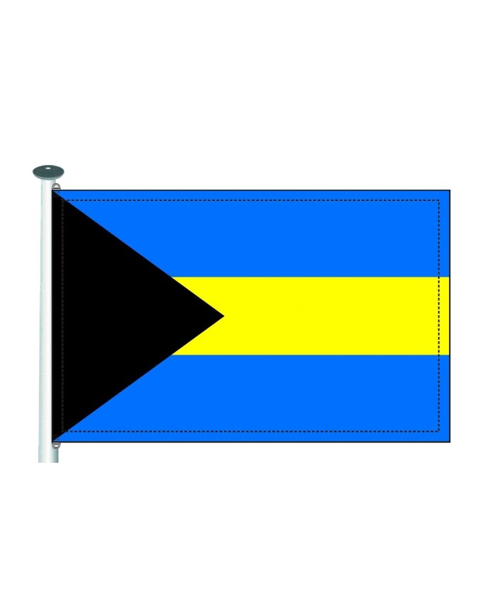 Bandera Bahamas 10 x 15 cm. Bandera Bahamas 10 x 15 cm.