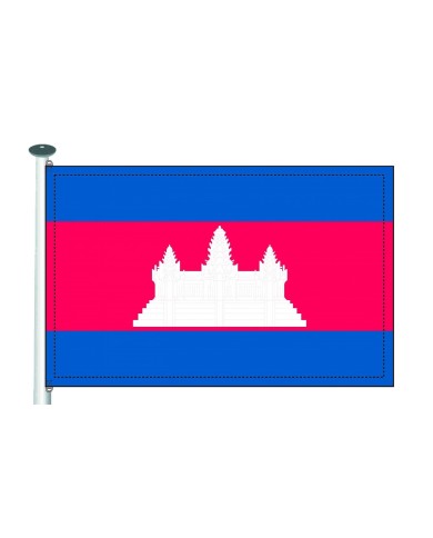 Bandera Camboya 10 x 15 cm. Bandera Camboya 10 x 15 cm.