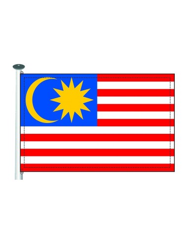 Bandera Malasia 10 x 15 cm. Bandera Malasia 10 x 15 cm.