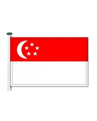 Bandera Singapur 10 x 15 cm. Bandera Singapur 10 x 15 cm.
