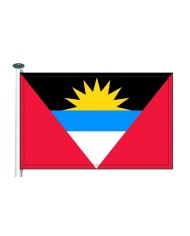 Bandera Antigua y Barbuda 10 x 15 cm. Bandera Antigua y Barbuda 10 x 15 cm.