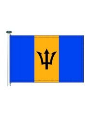 Bandera Barbados 10 x 15 cm.
