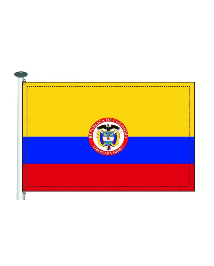 Bandera Colombia 10 x 15 cm.