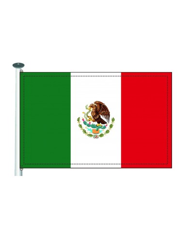 Bandera Mexico 10 x 15 cm. Bandera Mexico 10 x 15 cm.