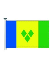 Bandera San Vicente y Granadina 10 x 15 cm. Bandera San Vicente y Granadina 10 x 15 cm.