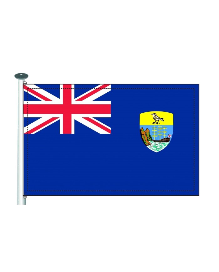 Bandera Santa Elena 10 x 15 cm.