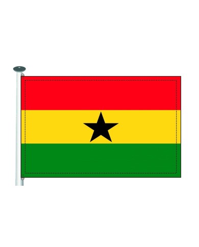 Bandera Ghana 10 x 15 cm. Bandera Ghana 10 x 15 cm.