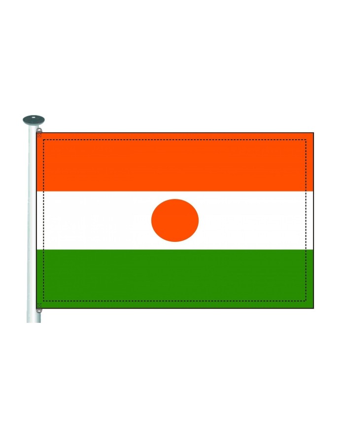 Bandera Níger 10 x 15 cm.