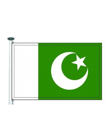 Bandera Pakistán 10 x 15 cm. Bandera Pakistán 10 x 15 cm.