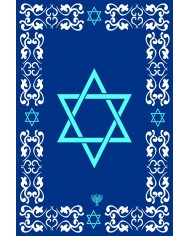 Estandarte judío cruz de David