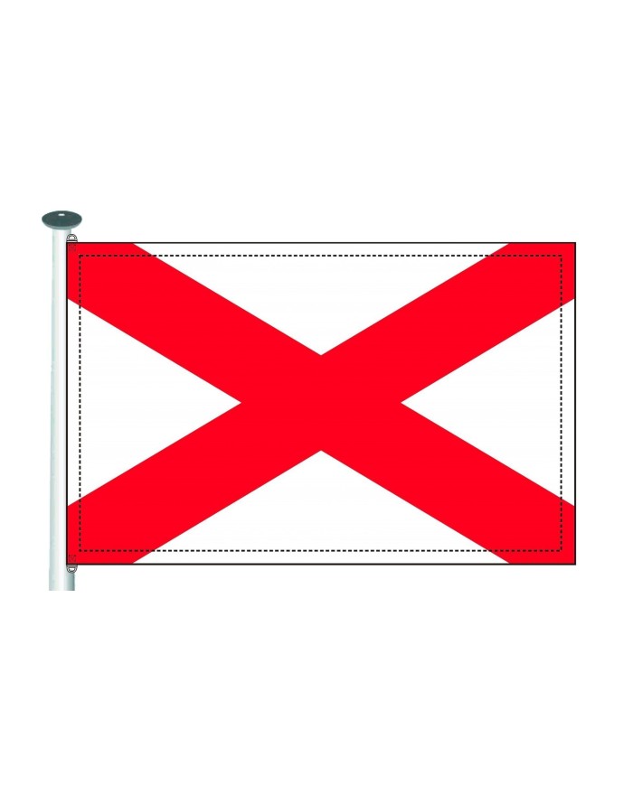 Bandera inicio de lluvia