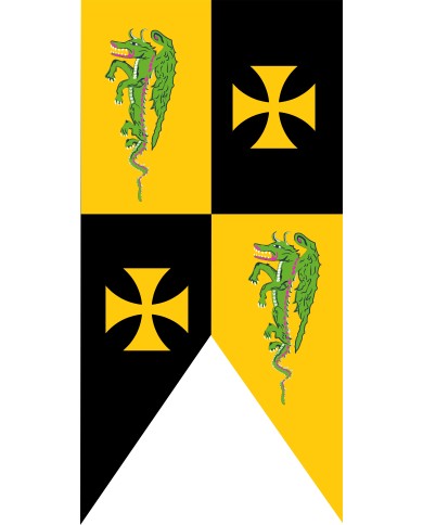 Bandera Medival Modelo 28
