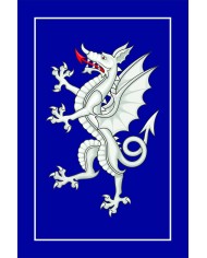 Bandera Medieval Dragón alado 2